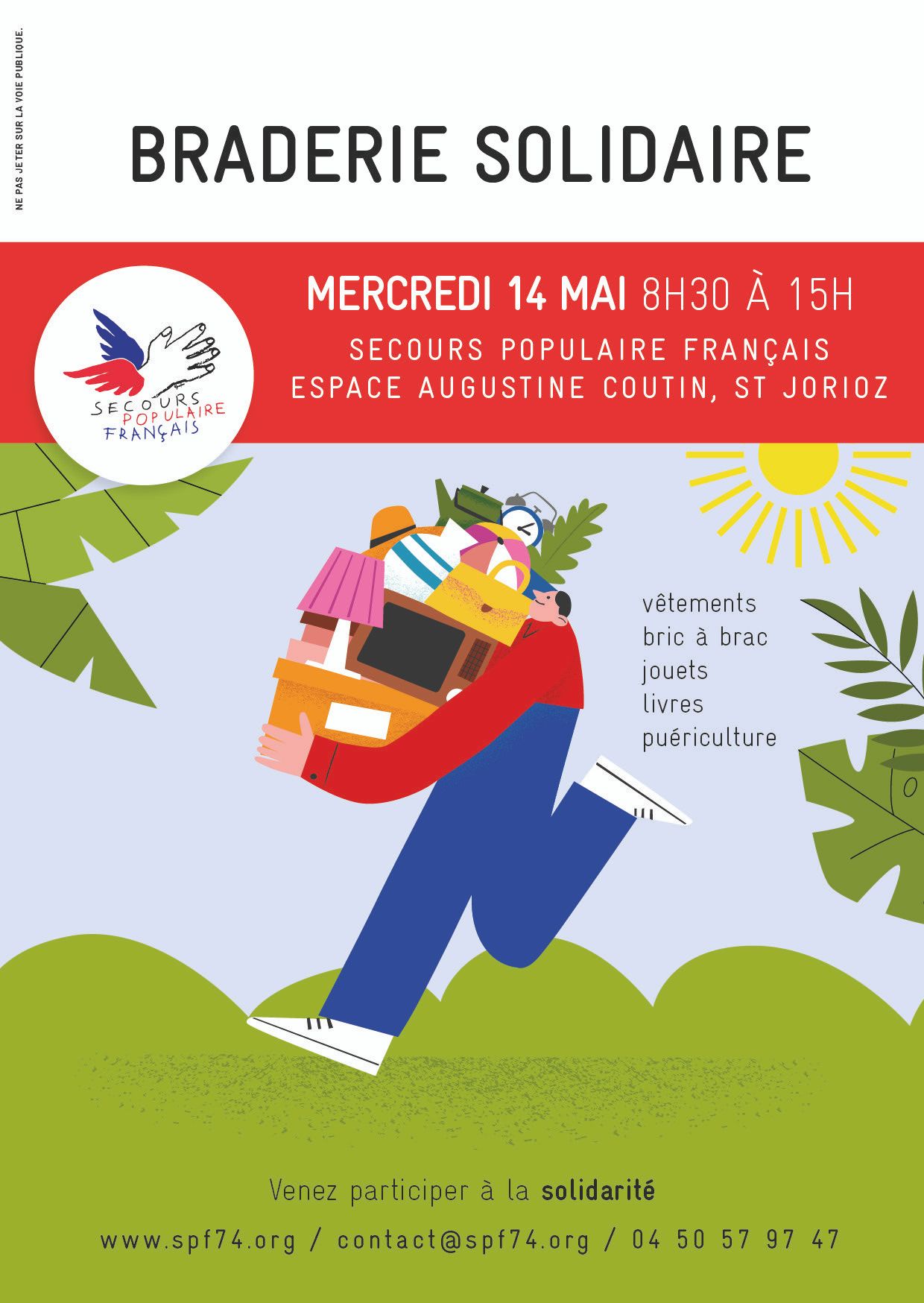 BRADERIE SOLIDAIRE DE SAINT JORIOZ Fédération de Haute Savoie