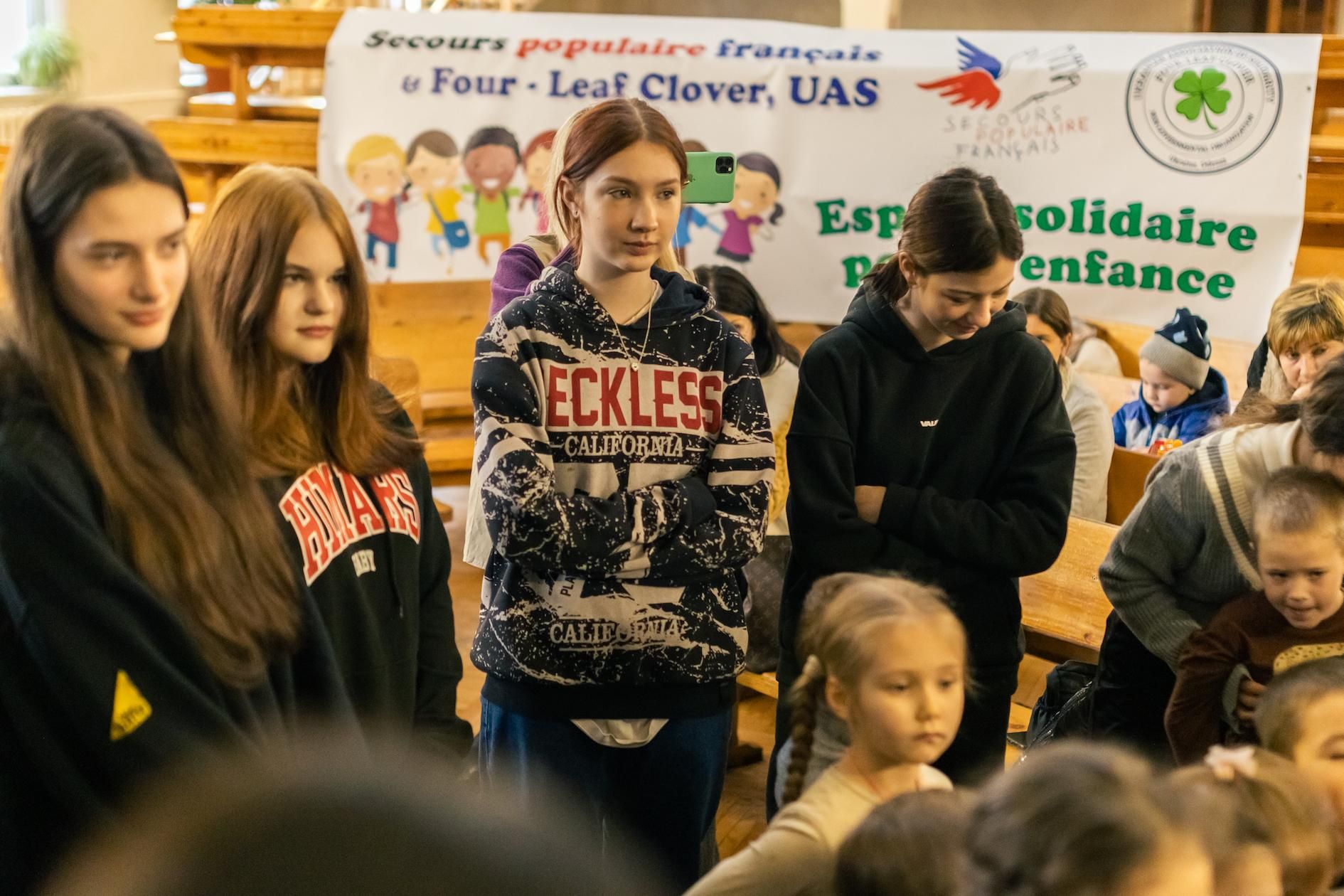 La centaine d'enfants d'Odessa accueillis au sein de l'espace solidaire pour l'enfance ont entre 6 et 17 ans et sont issus de familles déplacées ou en situation de grande pauvreté.
Odessa : une chance pour l’enfance