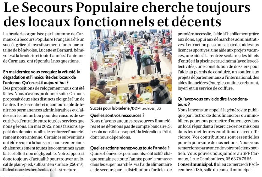 Carmaux DDM 09 12 2025