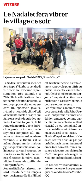 Graulhet - DDM 12 12 2025