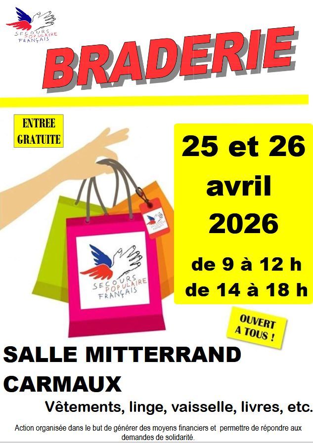 Braderie solidaire Carmaux