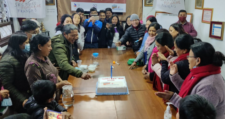 Evenement Père Noël vert au Népal