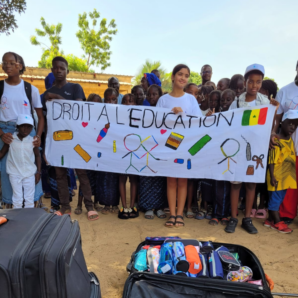 accès à l'éducation avec les Copain du Monde au Sénégal