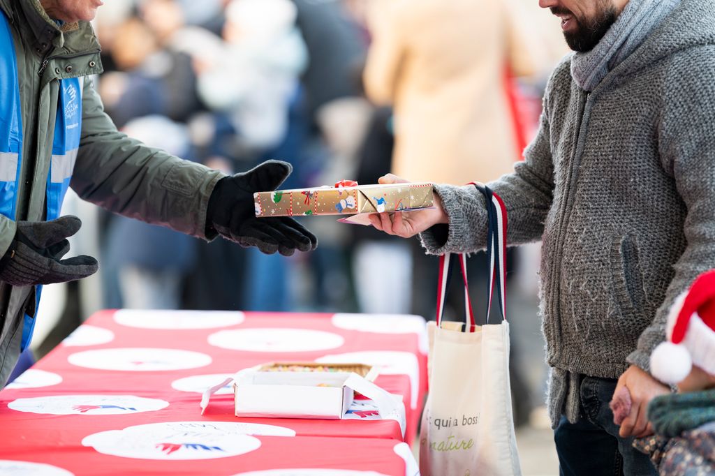 Père Noël vert Orsay 2024 © Béatrice Usseglio/SPF91