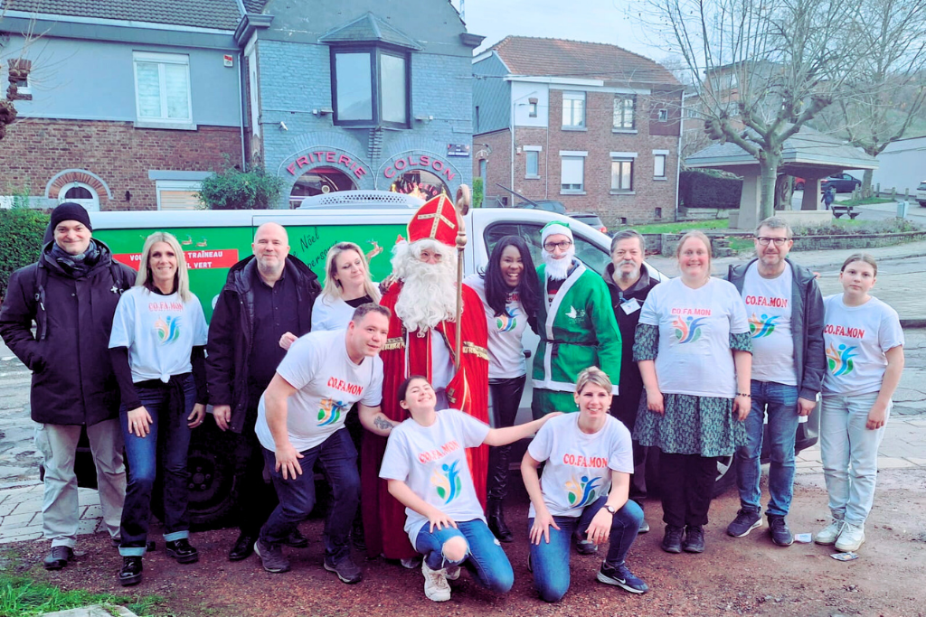 les pères noël verts avec notre partenaire Cofamon