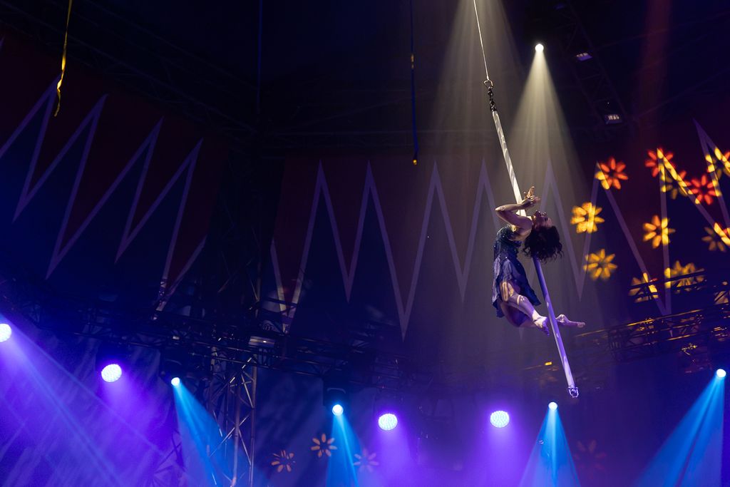 La performance vertigineuse d'une artiste