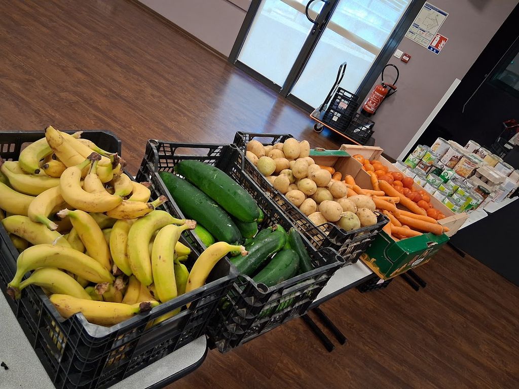 Les fruits et légumes d'une distribution