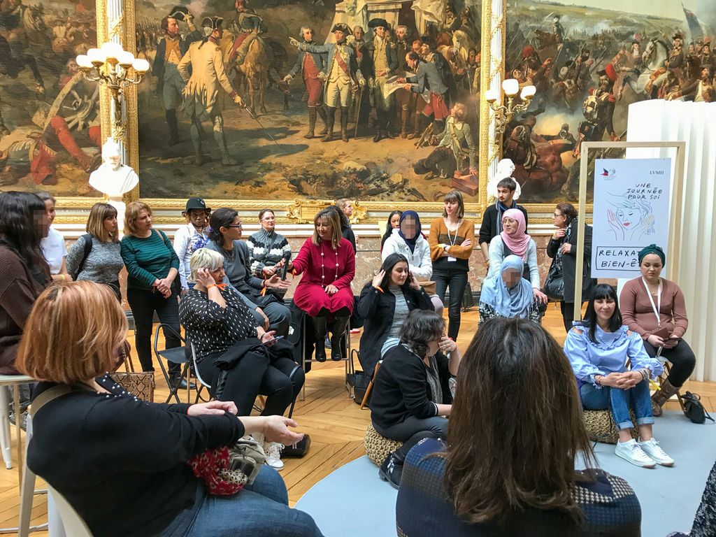 une séance de maquillage avec les make-up artists des Maisons du groupe LVMH