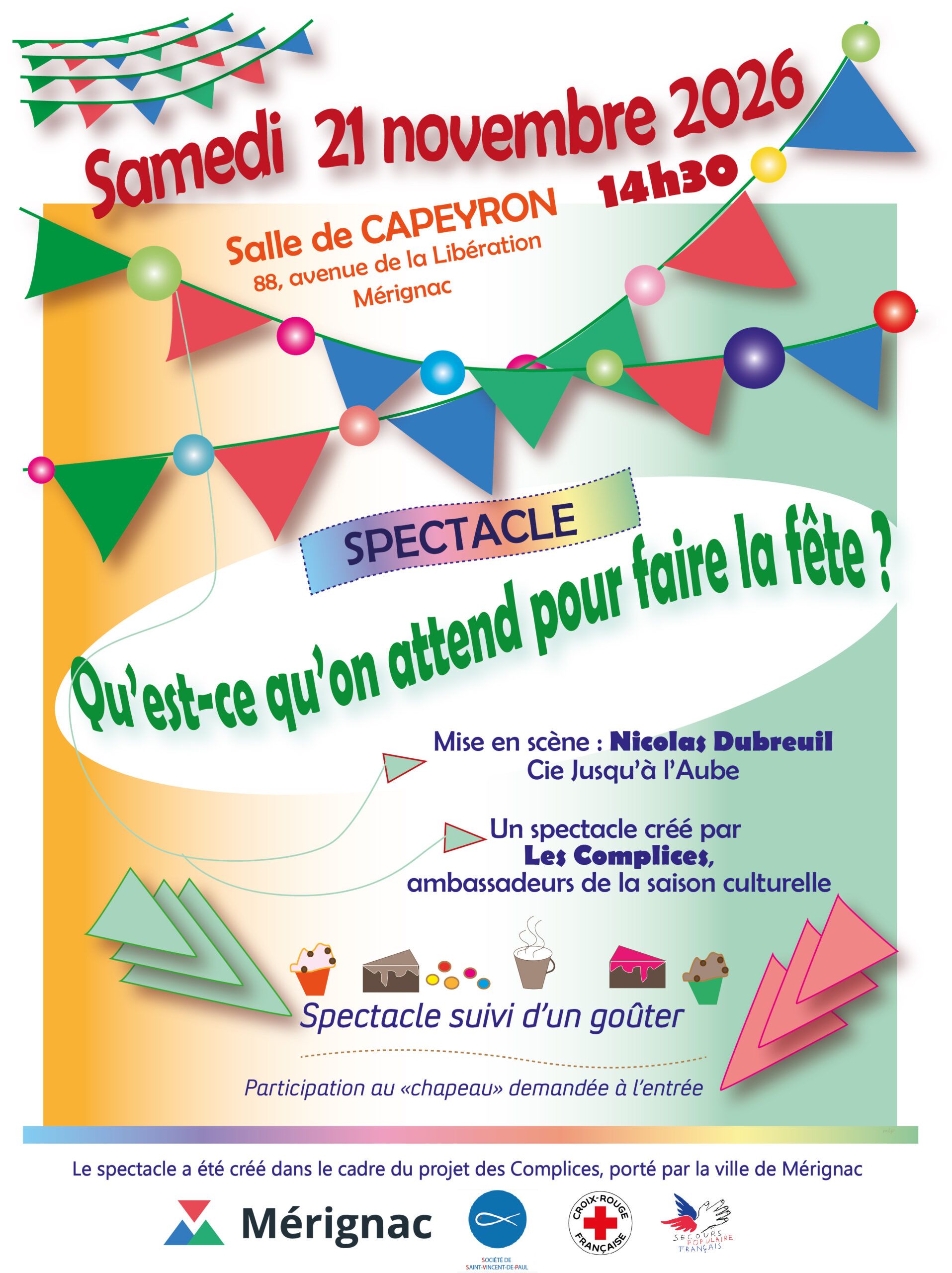 Joyeux Baladins Qu'est-ce qu'on attend pour faire la fête 21 novembre 2026