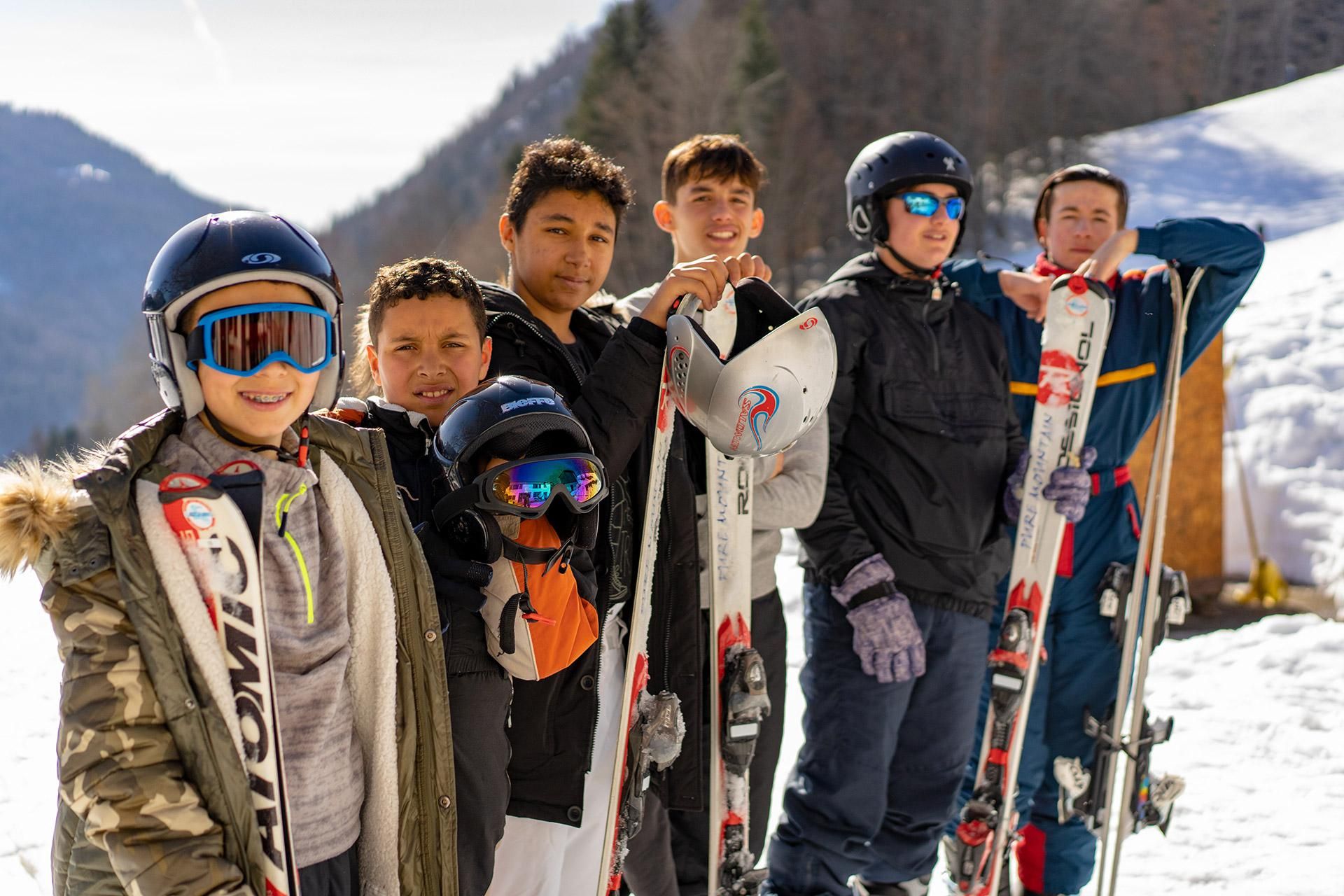 Les adolescents ont profité d'un séjour à la montagne pour faire du sport tous les jours et se faire des amis.