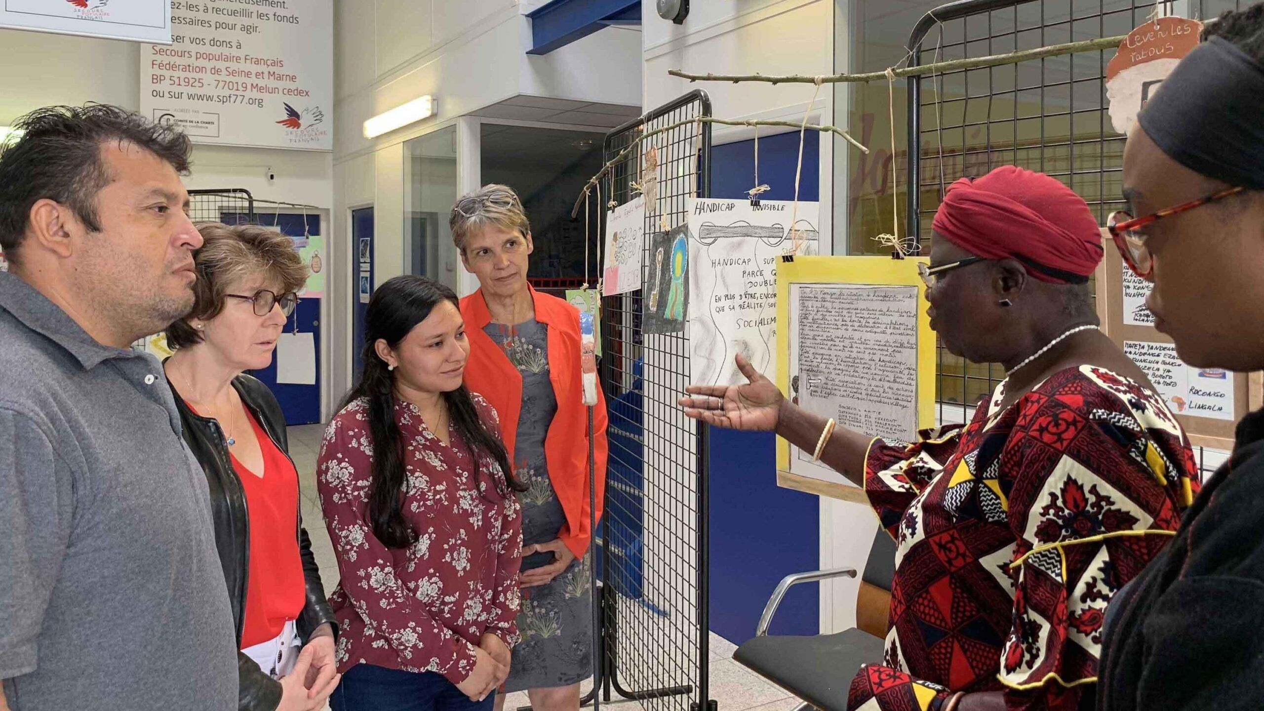 En Seine-et-Marne, les bénévoles ont présenté leur programme de soutien à l’école Vilma Espin Guillois pour enfants autistes, à Cuba.
