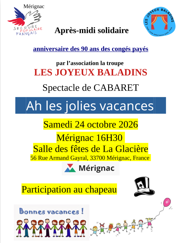 Joyeux Baladins samedi 24 octobre 2026