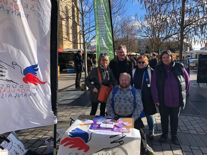 Collecte Don'actions sur le marché de Mérignac