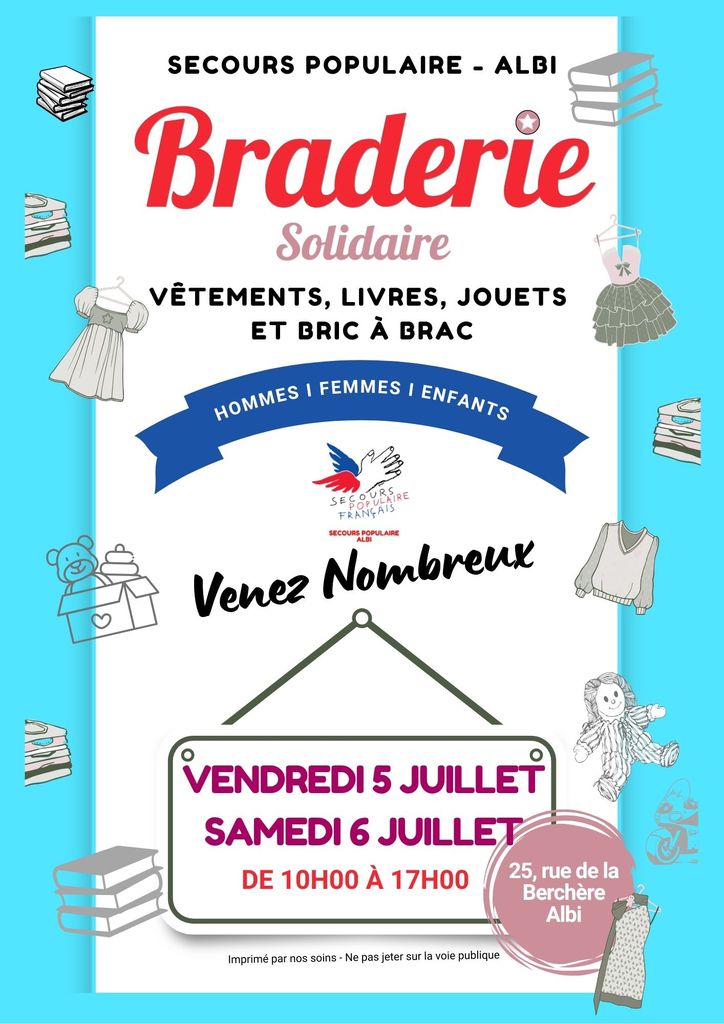 Braderie solidaire Albi