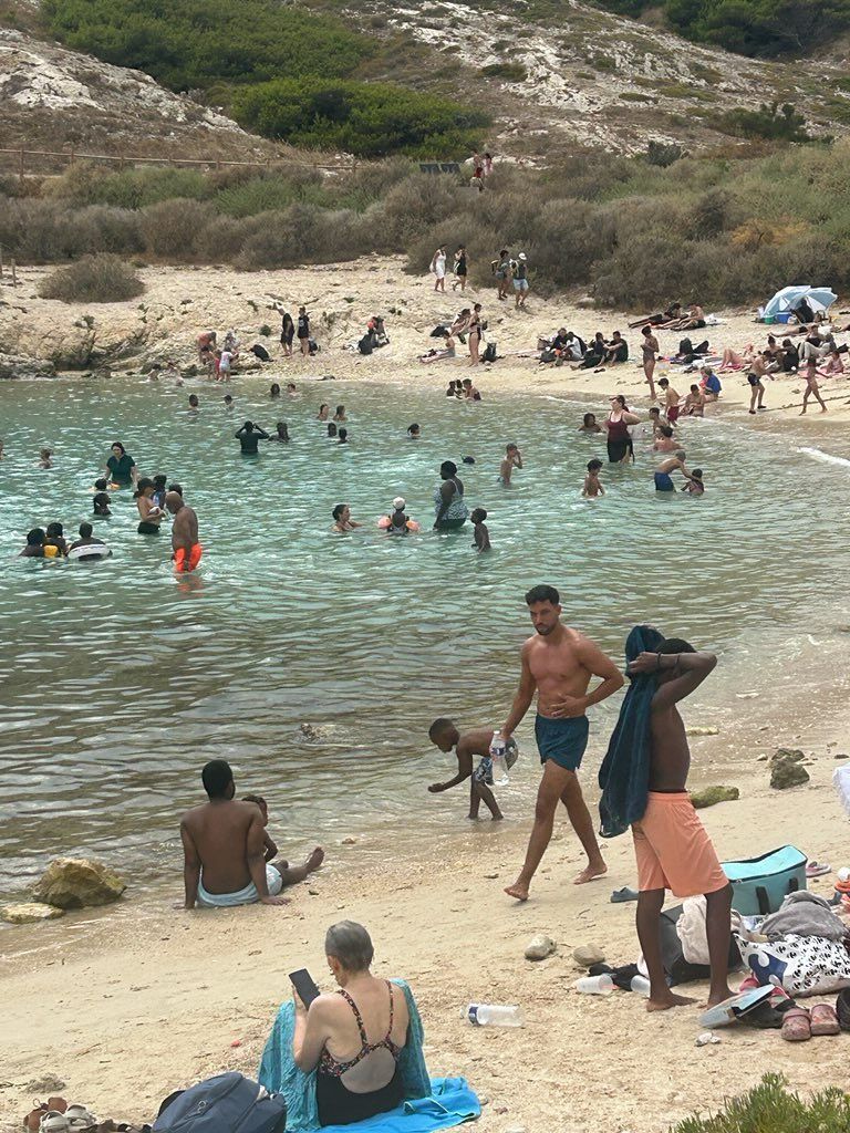 Quelques participants de la sortie au Frioul