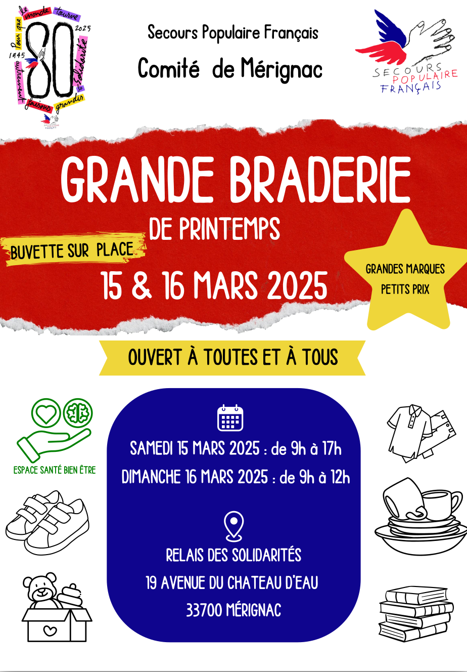Bradrerie printemps 2025 Mérignac