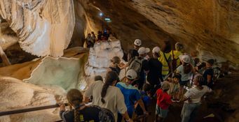 Dans la grotte de Trabuc