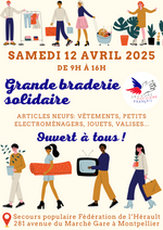Grande braderie solidaire - Herault