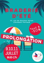Braderie d'été au NIVET Shop les 9, 10 et 11 juillet de 8h30 à 17h