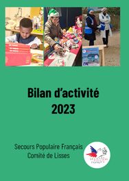 Rapport d'activité 2023 comité SPF Lisses (91) Page de couverture