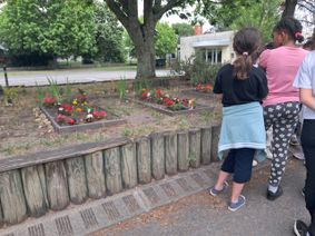 Présentation du jardin par les élèves