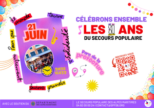 80 ans de solidarité avec le Secours populaire