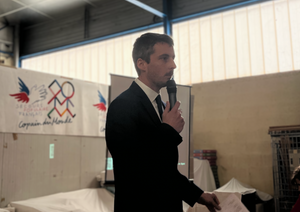 Nicolas Champion, lors de la Galette du 23 janvier 2024 ©Morgane Bonneté