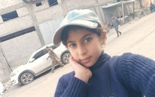 Salma, 10 ans, dans la ville de Gaza où elle vit, en février 2025. ©DR
