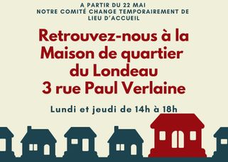 Nouvelle adresse du comité de Noisy-le-Sec