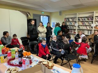 Le père noël vert au Secours Populaire de Millau