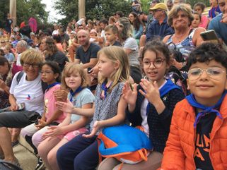 Un des groupes d'enfants à Walygator