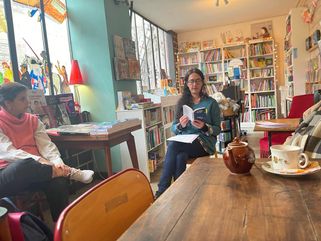 Lecture à la librairie le Chameau sauvage, ©️SPF 31