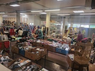 Photo de la braderie du 8 juin.