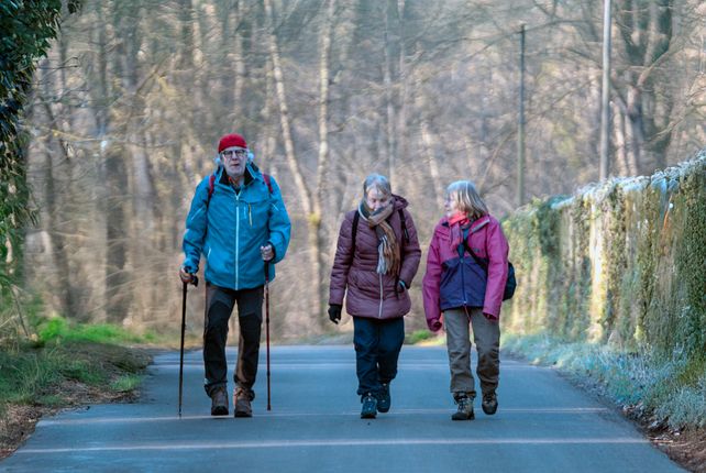 Chaque année, au coeur de l'hiver, les randonneurs marchent pour la solidarité avec le Secours populaire de la Chapelle-Saint-Mesmin.