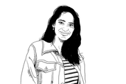 Deema, 25 ans, est enseignante à l'université de Gaza. Elle est aussi volontaire au Secours médical palestinien (PMRS).