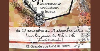 [PERES NOËL VERTS] Merci à l'association Les Arts Croisés en Marche d'accueillir cette année encore le Secours populaire à La Boutique Ephémère à Guéret (21 Grande Rue) jusqu'à fin décembre. Bravo aux bénévoles pour leurs réalisations vendues sur le stand. L'argent collecté permettra de financer les actions de solidarité initiées par le Secours populaire en Creuse. Venez nombreux !