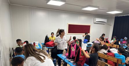 Antioche école Nizamettin Özkan İlkokulu distribution cartables