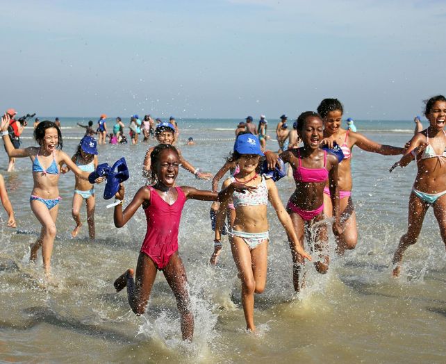 Journée des oubliés des vacances 2016 à Cabourg.